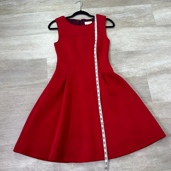 Anthropologie’s Maeve Red Debutante mini Dress - Picture 9 of 10